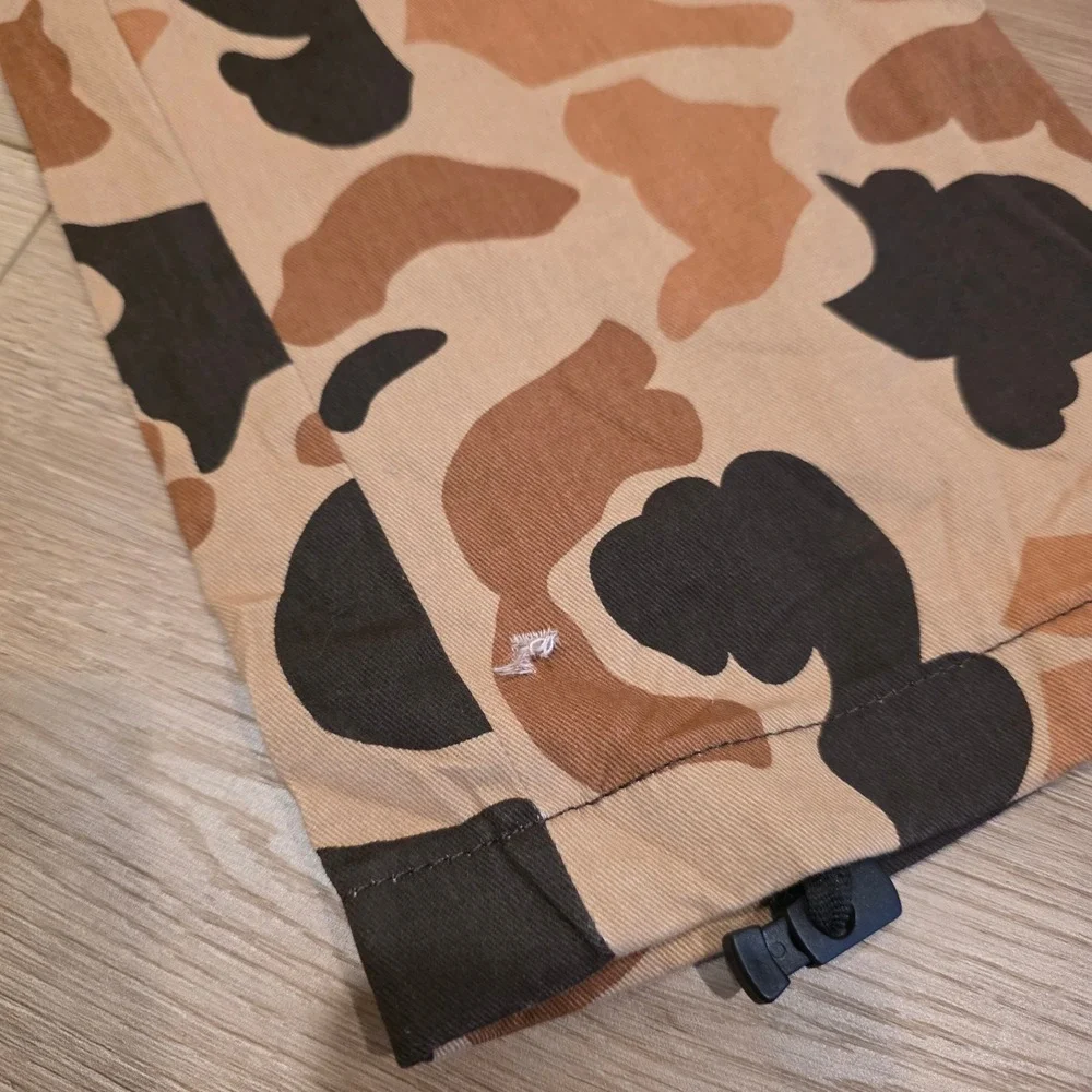 Browning Wasatch Camo Cargo Pants Mens S 30x31 Duck Brown Tan Cotton Hunting
